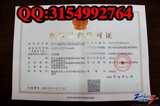 新版食品经营许可证样本解读与网络技术服务支持